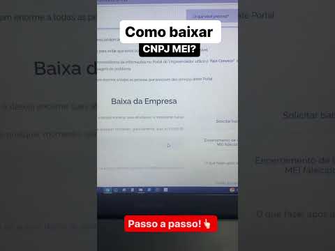 TUTORIAL DE COMO BAIXAR CNPJ MEI