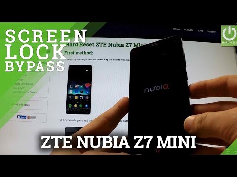 Hard Reset ZTE Nubia Z7 Mini  - Bypass Pattern Lock and Password