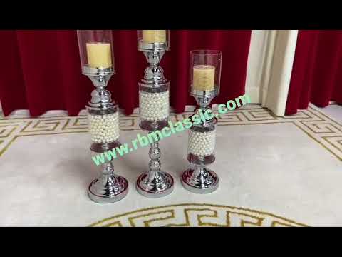 Silver Candleholders (RBM 1) - Set of 3