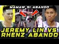 ABANDO pinanis ang Taiwan, JEREMY LIN vs. RHENZ ABANDO