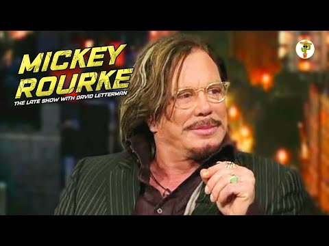 Mickey Rourke - The Late Show with David Letterman (2008)