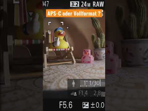 Was ist besser 📸 APS-C oder Vollformat - Unterschiede?