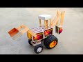 How To Make Jcb At Home Diy Matchbox Jcb Crane Tractor