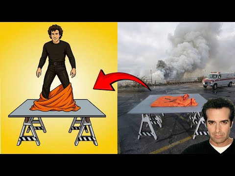 David Copperfield's Building Escape Magic Secret Revealed!