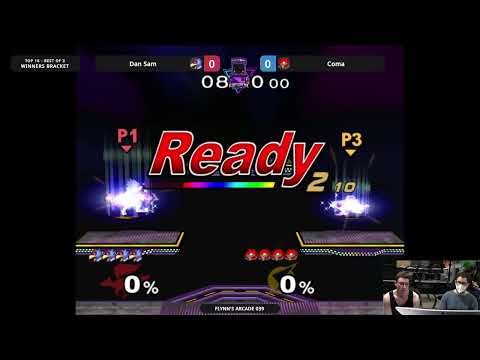 Flynn's Arcade 039 Winners Round 2 - Dan Sam Falco Vs. Coma (Samus) SSBU MELEE