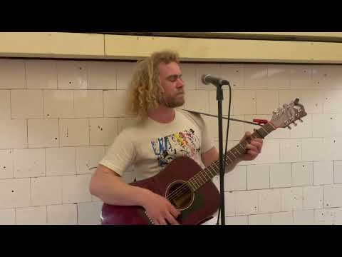 Melbourne's Magnificent Artist - Vicky Rocks with whistle and guitar- Could be the next Ed Sheeran ?