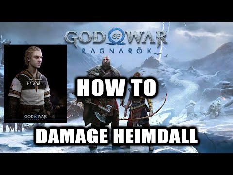 God of War Ragnarok HOW To Damage Heimdall (Stun Him) Heimdall Guide!