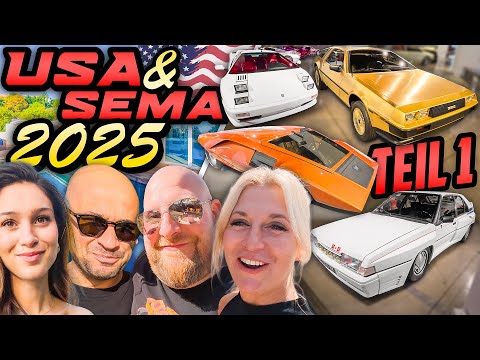 Das LAND der UNBEGRENZTEN Möglichkeiten! - USA & SEMA Reise 2025 - Legenden, Raritäten & Filmautos!