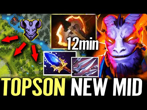 🔥 TOPSON Riki Forgotten MID HERO — 12min Fury + Aghanim +100% Agility Tricks of the Trade Dota 2 Pro