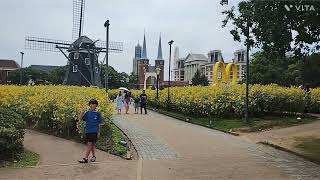 20250828 長崎県 佐世保市 ハウステンボス ひまわり