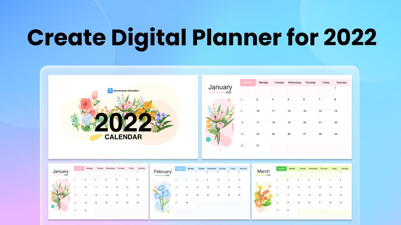 How to Make Digital Calendar Planners in 2022 | Free Templates