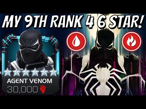 6 Star Rank 4 AGENT VENOM Gameplay - 32+ ENDGAME BOSSES!! MAXIMUM SHOWCASE!!!