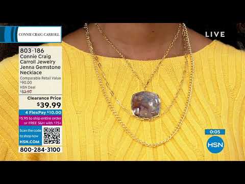 Connie Craig Carroll Jewelry Jenna Gemstone Convertible ...