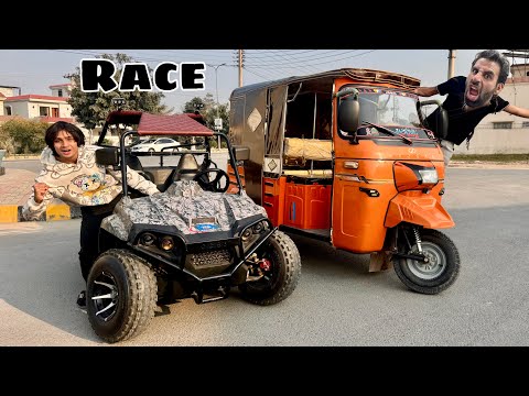  Truck vs Auto Rishka Race Challange 🥶 Kon Jeeta ? 
