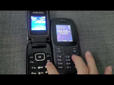 Samsung GT-E1150 vs Nokia 106 (2018) | Speed Comparison