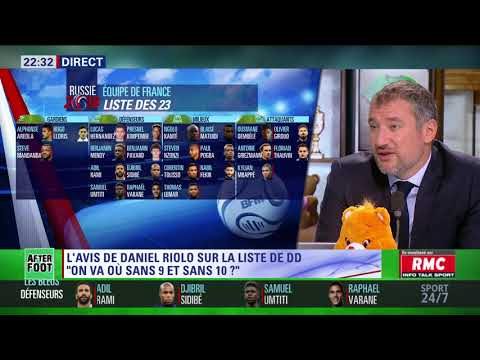 After Foot du jeudi 17/05 – Partie 2/6 - L'avis de Daniel Riolo sur la liste de Didier Deschamps
