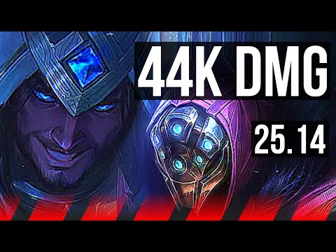 SYLAS vs JAX (TOP) | 8 solo kills, 44k DMG, Godlike, 13/4/10 | KR Challenger | 25.14