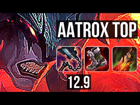 AATROX vs URGOT (TOP) | 6 solo kills, 12/3/3 | KR Diamond | 12.9