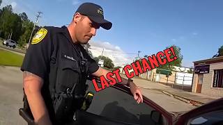Aggressive Driver With Active Warrants Resists Arrest... Bad Idea