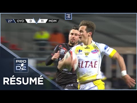 PRO D2 - Résumé Oyonnax Rugby-Stade Montois: 25-26 - J18 - Saison 2022/2023