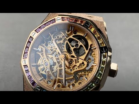 Audemars Piguet Royal Oak Rainbow Double Balance Wheel Openworked Frosted | 15468OR.YG.1259OR.01