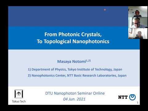 NanoPhoton Lecture by Masaya Notomi