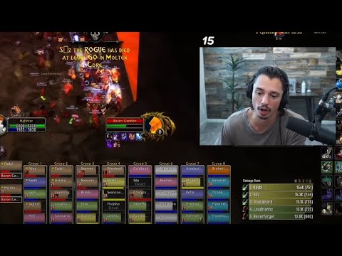 Molten Core WIPE On Classic Hardcore!