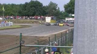 preview picture of video 'Rallycross Arendonk opendeur 30/06/13 B-finale classe dames CRASH'