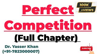 Perfect Competition | Price And Output Determination Under Perfect Competition | Economics | UPSC