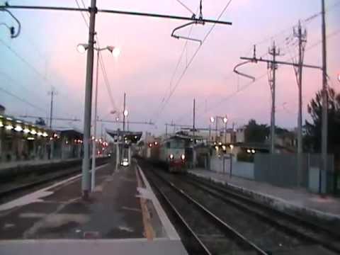 E655.167 in partenza col TCS 57002 Pomezia - Gallarate