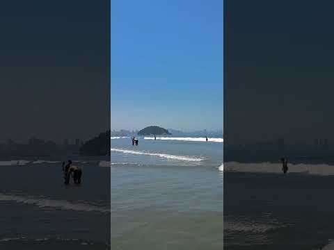 Praia de Itararé - São Vicente #praia #turistandoemsp #beach #travel #saovicente #turismo