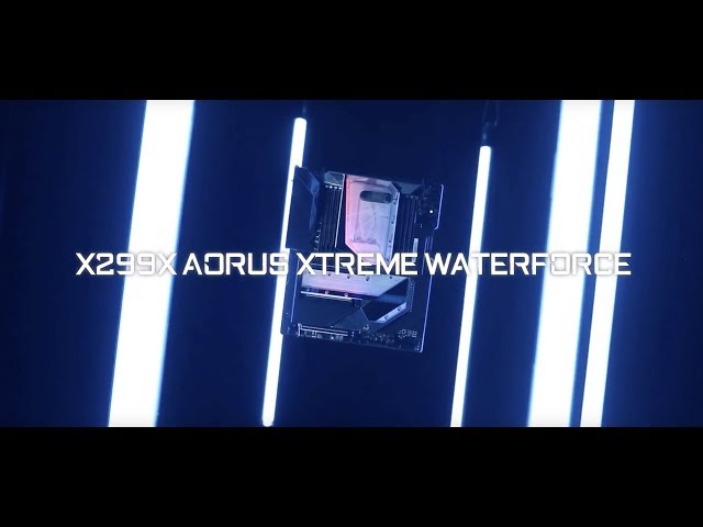 Gigabyte X299X Aorus Xtreme Waterforce video