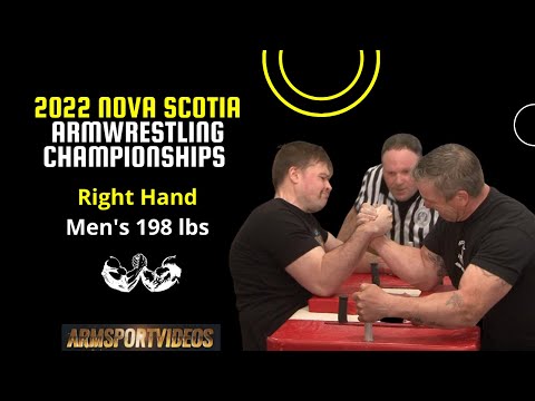 Men's Right Hand 198 lbs - 2022 NS Provincial Championships