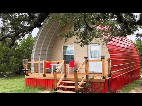 Amazing Cozy Wren Little Brother Arched Cabin in Texas