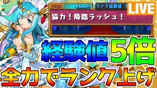 【生放送】経験値5倍イベント発生中！！視聴者と全力でランク上げ！