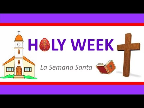 ✅ Vocabulario de Semana Santa en Inglés