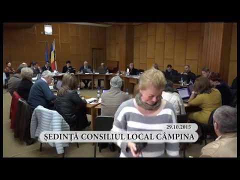 Sedinta ordinara a Consiliului Local Campina din luna octombrie 2015 – partea I