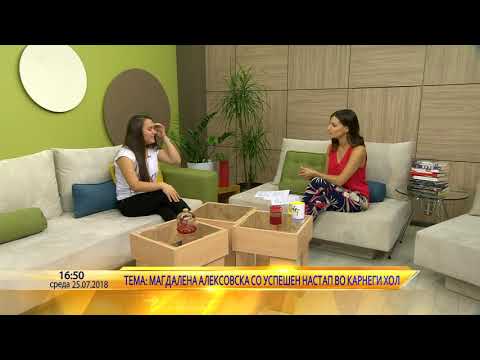 Utrinska na Telma - Magdalena Aleksovska za nastapot vo Amerika