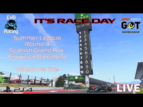 F1 2020 PS4 GoT Racing Summer League Spanish Grand Prix - Circuit de Barcalona