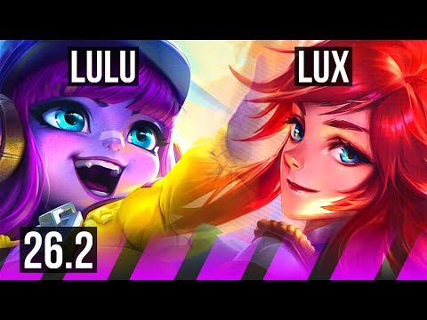 LULU & Aphelios vs LUX & Lucian (SUP) | KR Challenger | 26.2