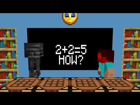 Monster School: 2+2=5. How? - Minecraft Animation