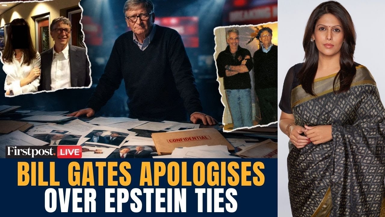 Epstein Files LIVE: Bill Gates Aologises Over Connection with Epstein Files | Jeffrey Epstein