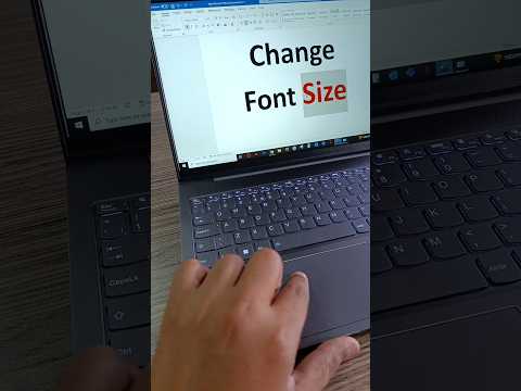 How to Change Font Size in MS Word | Adjust Size of Fonts in MS Word #msword #msoffice