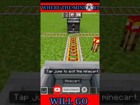 AG gaming-hub - where the Minecart will go #shorts #minecraft #viral #shortsfeed #trending #shortsfeed