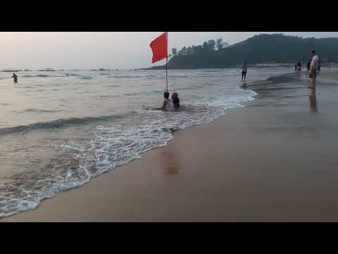 Goa in injoy full to masti calangute beach