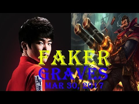 Faker Graves Jungle Vs Rengar SoloQ Challenger Mar 30, 2017