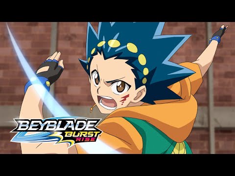 BEYBLADE BURST RISE Episode 4 Part 1 : Inspiration! Challenging Valt!