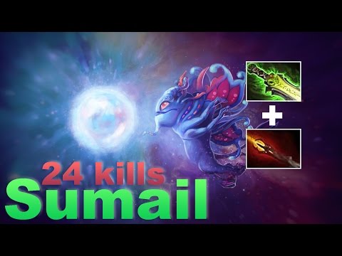 Sumail Puck 7 slots Dagon + Ethereal 24 kills 70 min game pro Gameplay | Highlights 7.02 — Dota 2