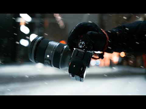 Street Photography In a SNOWSTORM (4K POV)
