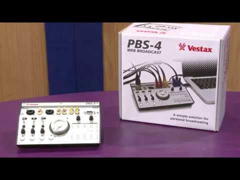 Vestax PBS-4 AV Mixer for Live Audio and Video over Internet Overview | Full Compass